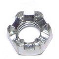 Midwest Fastener 3/8"-16 Zinc Plated Steel Coarse Thread Slotted Hex Nuts 1 12PK 68547